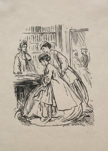 Veel drukte om niets, 1866 door George Louis Palmella Busson Du Maurier