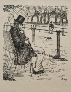 De Laatste der Baronnen, 1855 door George Louis Palmella Busson Du Maurier
