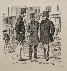 Het kleine moment voor de introductie, 1865 door George Louis Palmella Busson Du Maurier