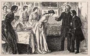 Gezocht een Curate. Eerder een Beproeving voor de Eerwaarde M. Green, 1865 door George Louis Palmella Busson Du Maurier