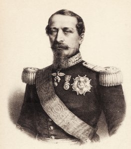 Portret van de Franse keizer Napoleon III