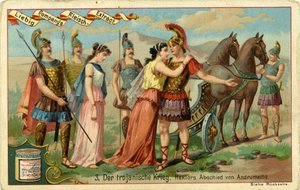De Trojaanse oorlogen: Hectors afscheid van Andromache