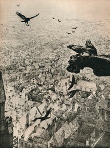 De kauwen van Chartres, 1917 door George Marples