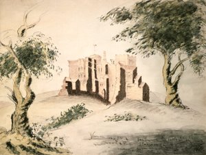 Het Oude Landhuis van Woodstock, 18e eeuw door George Marquis of Blandford