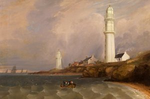 Vuurtorens - Westlichten, Tayport door George McGillivray