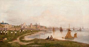 Magdalen Green voor de Dundee naar Perth Spoorweg