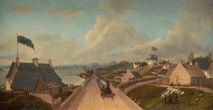 De opening van de Dundee en Arbroath Railway door George McGillivray