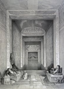 Interieur van een Tempel, Egypte, 19e eeuw door George Moore