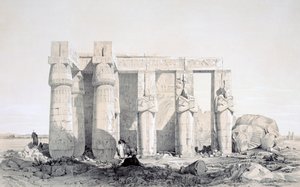 Het Ramseion, Luxor, Egypte