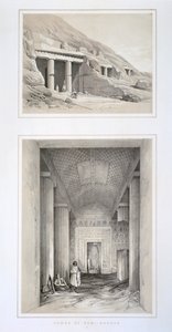 Graven van Beni-Hassan, Egypte, 19e eeuw door George Moore