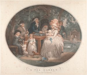 Een Theetuin door George Morland