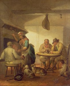 Landelijke Mensen Bij Een Herbergvuur, 1796 door George Morland