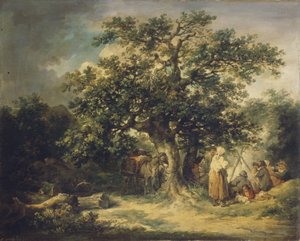 Zigeuners, c. 1800 door George Morland