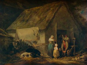 Ochtend, Higglers bereiden zich voor op de markt, 1791 door George Morland