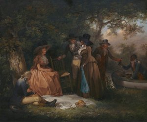 De Maaltijd van de Vissers door George Morland
