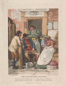 Het Plattelandsmeisje in Londen door George Morland