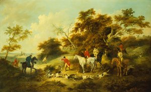 De Dood van de Vos door George Morland
