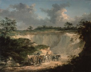 De steengroeve door George Morland
