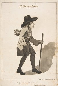 Een groentje, 1 december 1790 door George Moutard Woodward