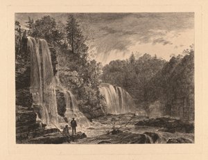 Watervallen van de Clyde door George Murray