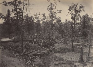 Slagveld van Atlanta, Georgia, 22 juli 1864 No. 1, 1860s door George N. Barnard