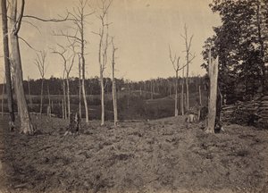Slagveld van Resacca, Georgia, nr. 1 door George N. Barnard