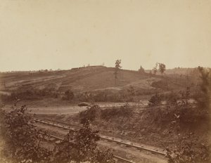 Slagveld in Atlanta door George N. Barnard