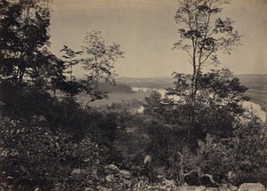 De vallei van Chattanooga vanaf Lookout Mountain