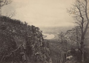 Chattanooga Valley vanaf Lookout Mountain No. 2, 1860s door George N. Barnard