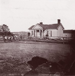 Hoofdcommissaris kantoor, Chattanooga, ca. 1864 door George N. Barnard