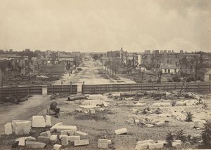 Columbia vanaf het Capitool, 1860s door George N. Barnard