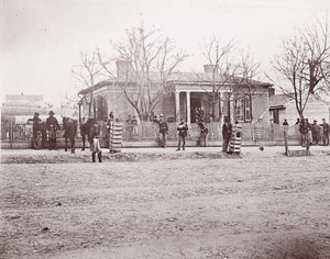 Hoofdkwartier van generaal Sherman of Thomas, Chattanooga, ca. 1864
