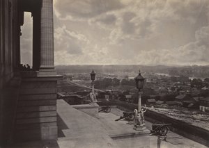 Nashville vanaf het Capitool, 1860s door George N. Barnard