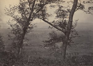 Orchard Knob vanaf Mission Ridge, 1860s