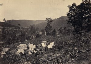 Pas in de Raccoon Range, Whiteside nr. 2 door George N. Barnard