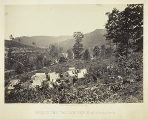 Pas in de Raccoon Range, Whiteside nr. 2 door George N. Barnard