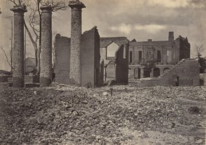Ruïnes in Columbia, South Carolina Nr. 2, 1860s door George N. Barnard