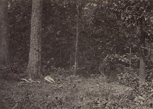 Scène van de Dood van Generaal McPherson, 1864 of 1866 door George N. Barnard