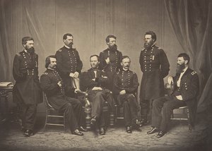Sherman en zijn generaals door George N. Barnard