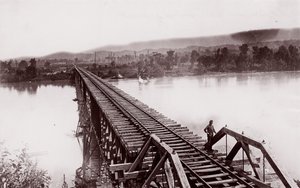 Tennessee River bij Bridgeport, ca. 1864