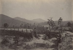 De Allatoona Pas, Georgia, 1860s door George N. Barnard