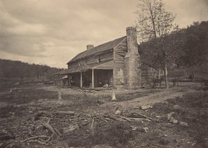 Het John Ross Huis, Ringold, Georgia door George N. Barnard