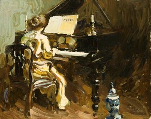 Vrouw aan de Piano