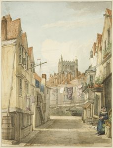 Alderskey Lane door George Orleans Delamotte