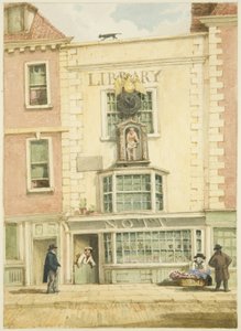 Huis aan het zuidwestelijke uiteinde van Old Market Street door George Orleans Delamotte