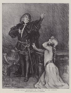 Madame Sarah Bernhardt in Hamlet in het Adelphi