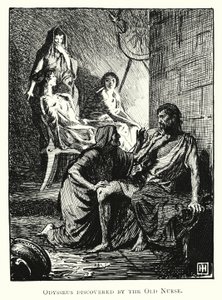 Odyssee: Odysseus ontdekt door de oude verpleegster