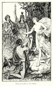 Odyssee: Het oordeel van Parijs door George Percy Jacomb Hood