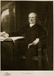 John Quincy Adams, 6e President van de Verenigde Staten van Amerika, gepubliceerd 1901 door George Peter Alexander Healy