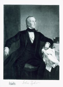 John Tyler, 10e president van de Verenigde Staten van Amerika door George Peter Alexander Healy